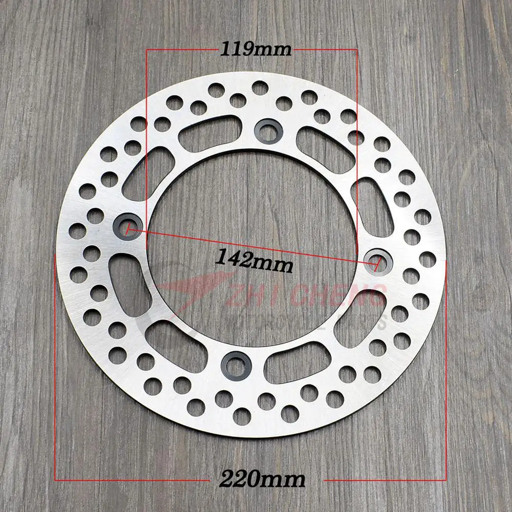 220mm Motorcycle Rear Brake Disc Brake Rotors For Suzuki DR250 DR-Z250 DRZ250 250XC DR350 DR350R DR 350 250 DR-Z