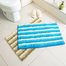 PAYSOTA Ванная комната ковер синели в полоску коврик дверь туалета Спальня Абсорбент нескользящей коврик можно стирать