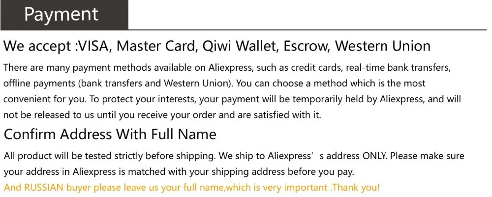 payment