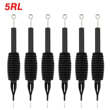 OPHIR 6 шт./лот 5RL по стерильному одноразовому иглу колпачки для татуажа острые наконечники и трубка 3/4 сцепление_ TA110(5RL)-6x