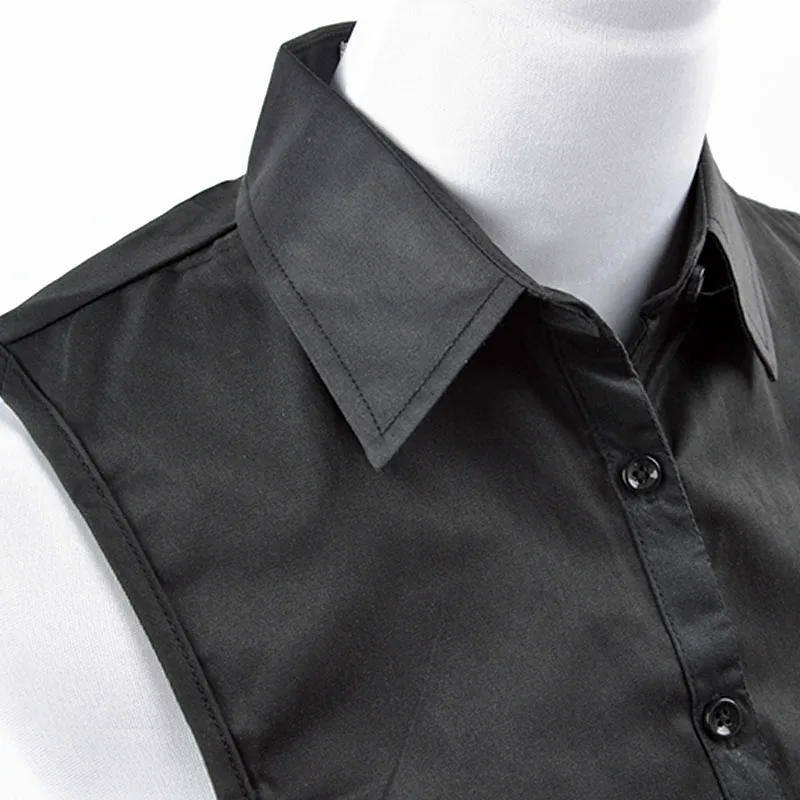 Черная белая рубашка Поддельный Воротник винтажный съемный воротник ложный воротник с лацканами блузка Топ Женская одежда Аксессуары