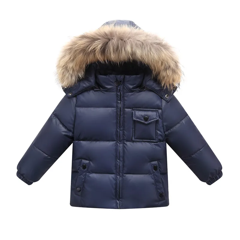 new Orangemom official store kids winter clothes duck down boys girls jackets infant boy coats children's jackets clothing - Цвет: navy