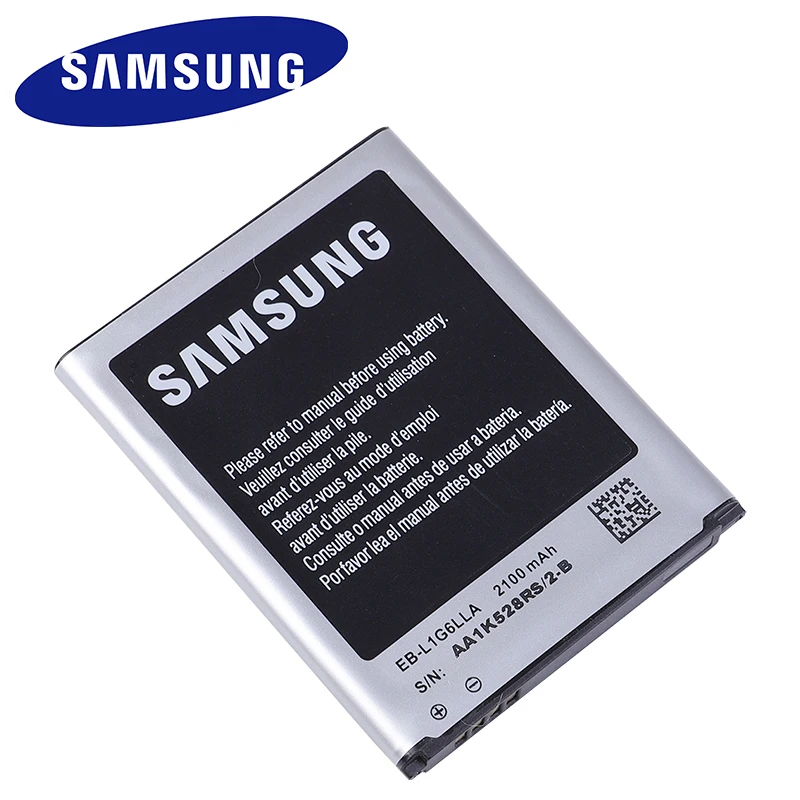 Оригинальный аккумулятор Samsung для Galaxy S3 i9300 i9305 i747 i535 L710 T999 2100mAh EB L1G6LLU с