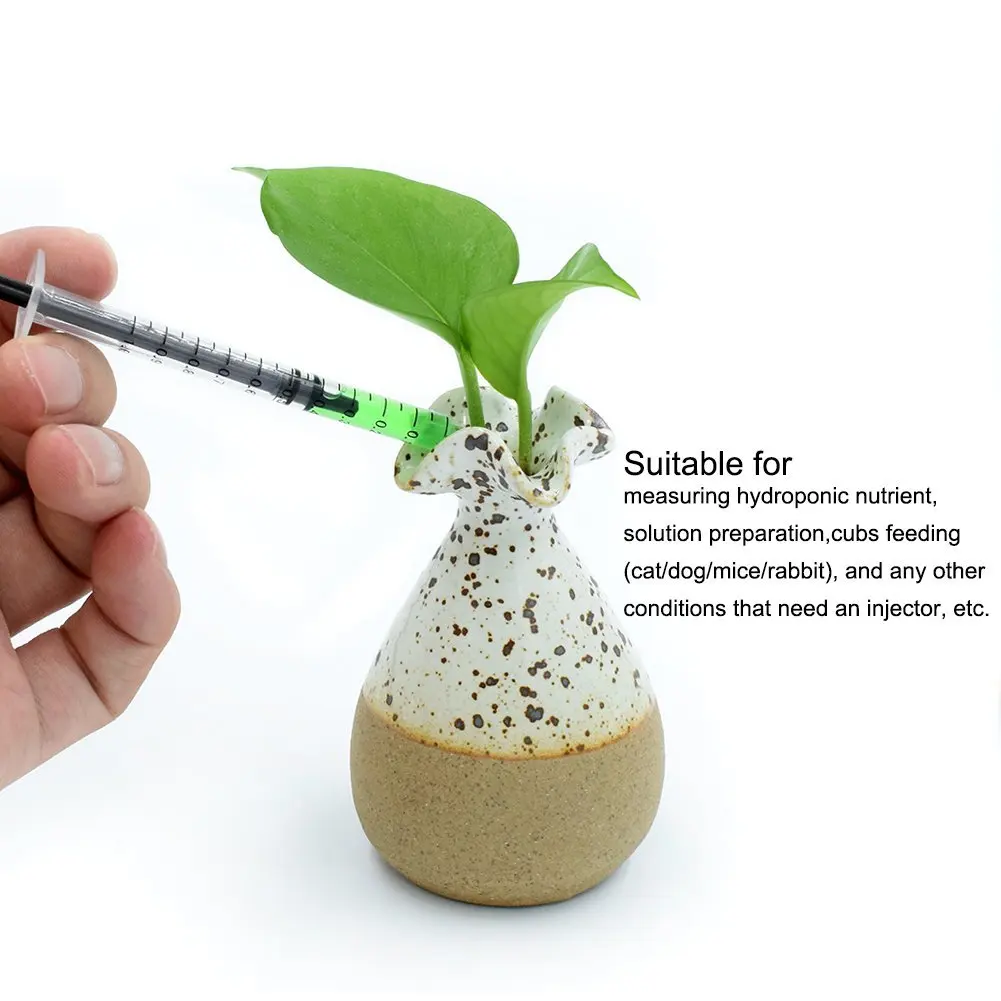 1mLNutrientSyringeMeasurementGardenSyringeAnimalfeedingSyringeOilDispensingSyringe