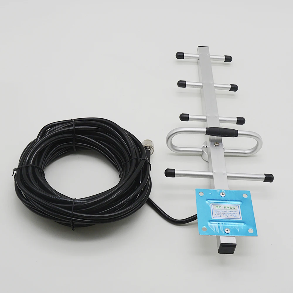 Уличная Антенна Yagi 2g 900 МГц Усилитель Gsm антенна Cdma 850 внешняя с кабелем 10 м и