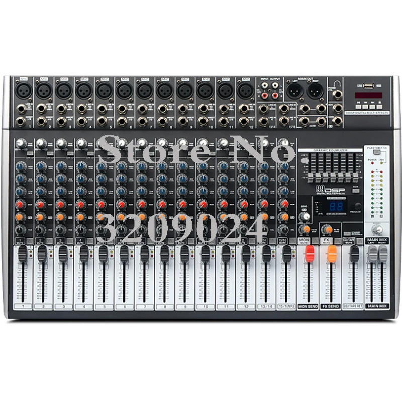 Professional 16 Channel  Bluetooth USB Mixer 99