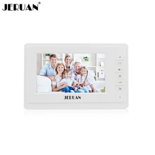 JERUAN 7 дюймов видео телефон двери дверной звонок видео домофон системы 714 Крытый+ адаптер питания