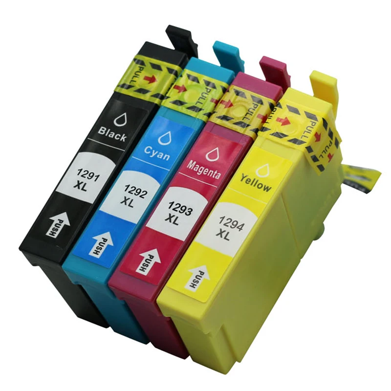 10 Uds Compatible epson T1291 T1292 T1293 T1294 compatible cartucho de  tinta para Epson impresora|ink cartridge|compatible ink cartridgeink  cartridge for epson - AliExpress