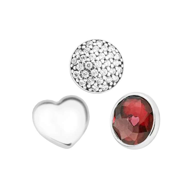 

Beads FOR Jewelry Making DIY Sterling-Silver-Jewelry January Petites Bead Charms Silver 925 Berloque Perles Charm