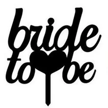 100 шт/партия креативный "Biede to be" Любовь Дизайн Свадебный торт вставленная карта свадебный торт Топпер украшения для торта для вечеринки