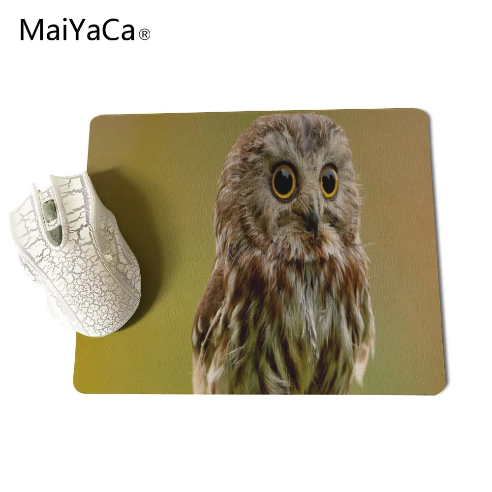 MaiYaCa лучший выбор для подарков сова Противоскользящий коврик для мыши ПК игровой коврик для мыши не блокирует края коврик для мыши - Цвет: 25x29cm