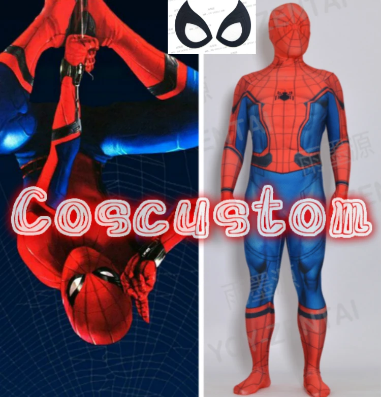 Coscustom 2017 High Quality Spiderman Homecoming Costume Tom