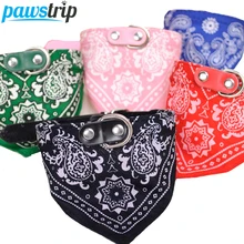 Lovely Pet Dog Collar Adjustable Puppy Triangle Designer Dog Collar With Scarf Quality Pet Cat Tie Collar