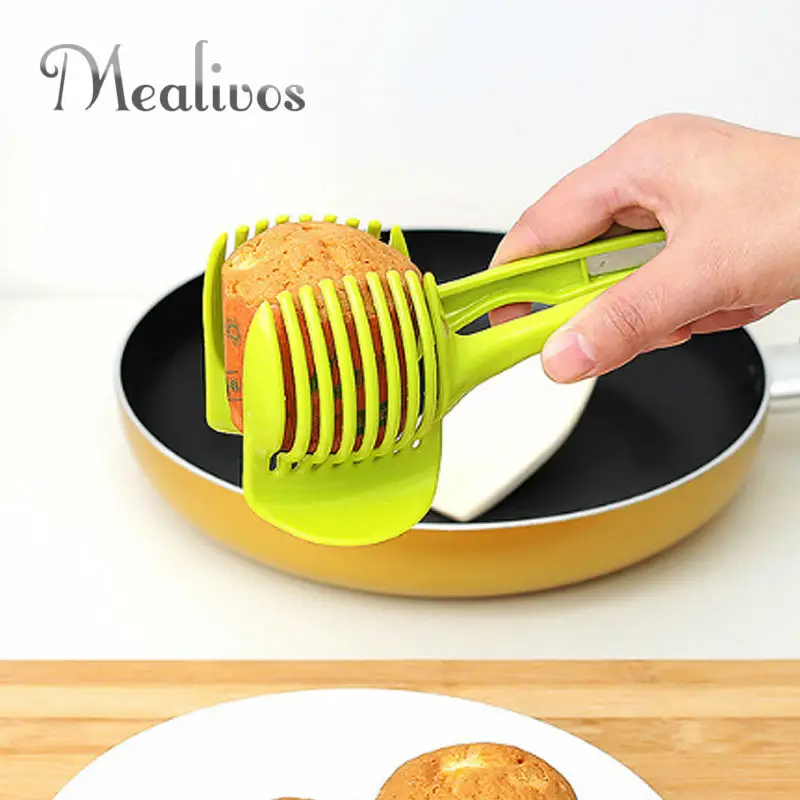 1 шт. пластиковый нож для нарезки томатов фруктов|tomato slicer|fruit cutterperfect slicer |