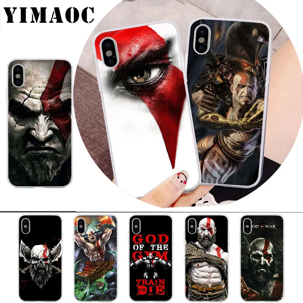 

YIMAOC Kratos God Of War 4 Soft Silicone Case for iPhone X r s Xr Xs Max 8 7 6S 6 Plus 5 5s SE