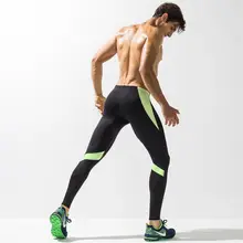 Спортивные штаны для мужчин s компрессионные колготки быстросохнущие лоскутные леггинсы для бега для фитнеса Мужская эластичная спортивная одежда дышащая одежда для спортзала