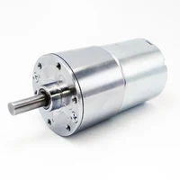 24V ZGA37RG 12V dc gear motor 5RPM 10RPM 15RPM 20RPM 30RPM 50RPM 100RPM to 1000RPM 37MM Gear-box Dc Motor 1