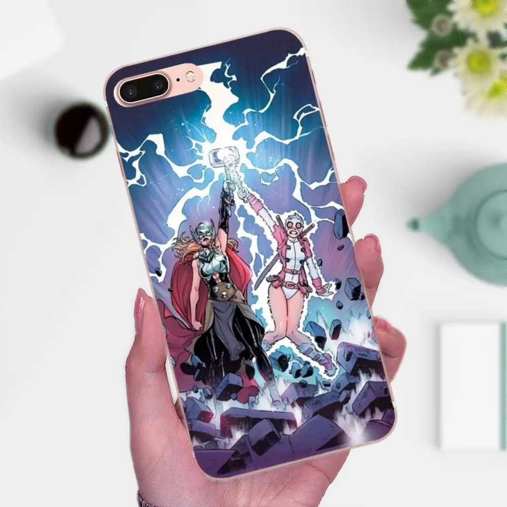 Милые аксессуары для телефона чехол Забавный Gwenpool Galaxy Grand Alpha G850 Core2 Prime S2 I9082 A3 A5 A7