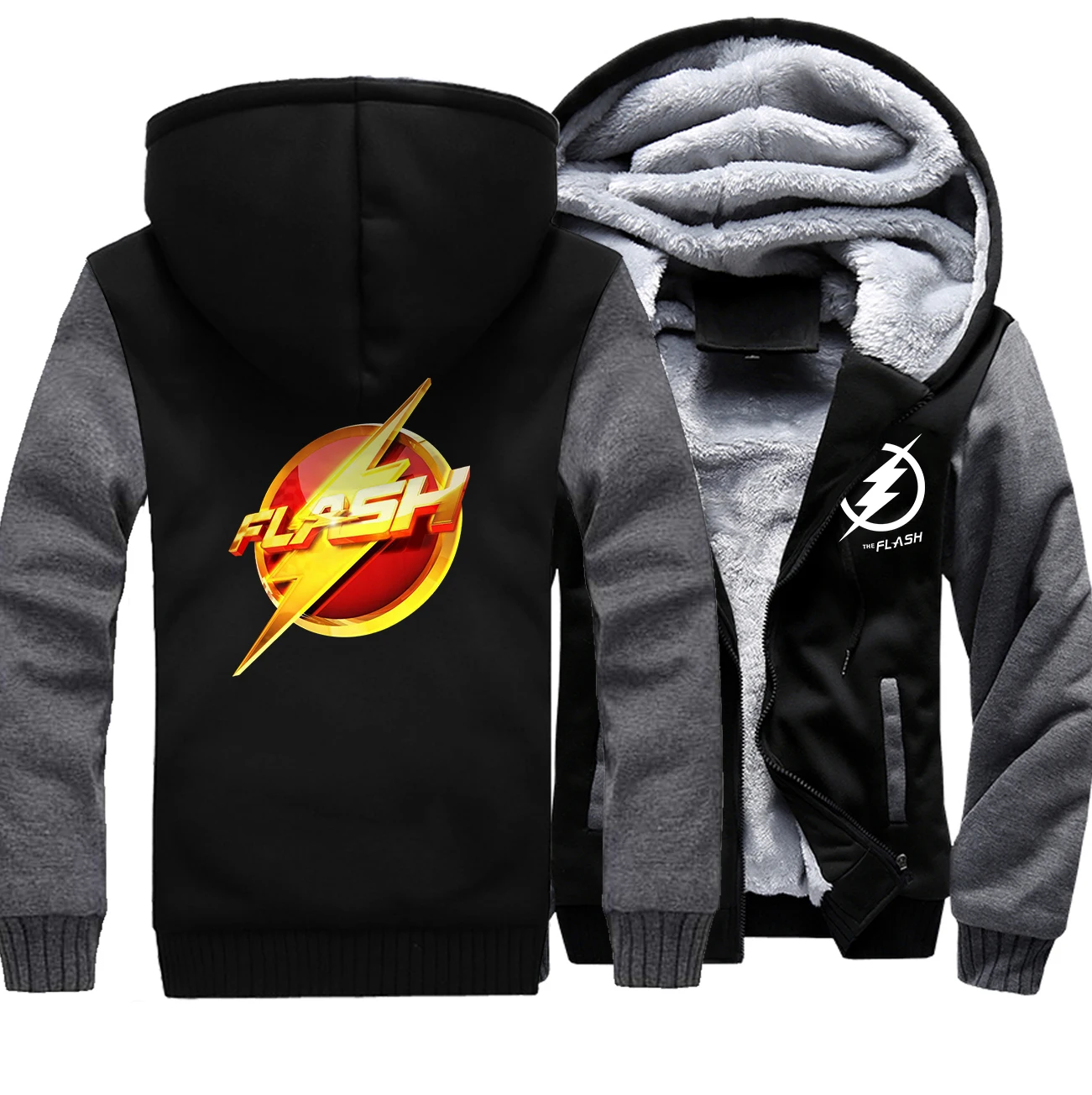 SUPERHERO Anime Sweatshirts Man 2018 Fashion Super The Flash Hoodies