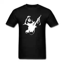Веблен Для мужчин Ace Frehley Дизайн хлопковая футболка