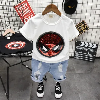 

Baby Boys Girls Summer Clothes Fashion Cotton Set Printed Fruit Sports Suit For A Boy T-Shirt + Shorts Children'S Clothing