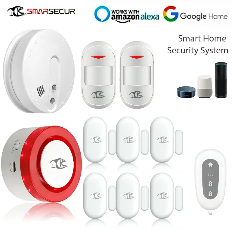 Wireless WIFI Shine Light Siren with Alarm Sensor For Smart Home Security System Wireless WIFI Shine Light Siren with Alarm Sensor For Smart Home Security System