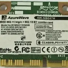 Broadcom Bcm94313HMGB BCM4313 Половина мини Pci-e 150 Мбит/с Bluetooth 4,0 Беспроводная Wifi карта