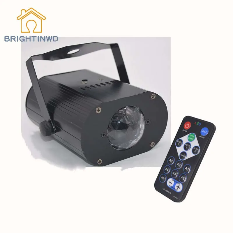 

BRIGHTINWD LED With Remote Control Colorful Mini Laser Stage Lights Dynamic Marine Stage Effect Flame Light Puddle Lights