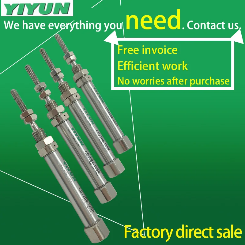 

YIYUN tainless steel Mini cylinder CDJ2B6-10SR CJ2B6-45R CJ2B6-5R CDJ2B CJ2B series