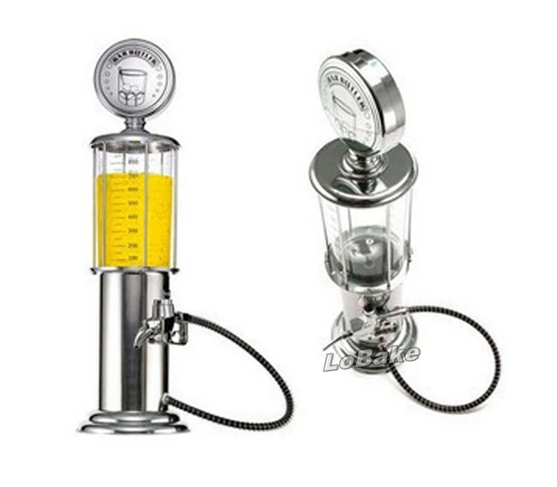 

New arrivals high quality 1L capacity liquor gas station bar butler liquor pump dispenser beer wine pourers for bar accessories