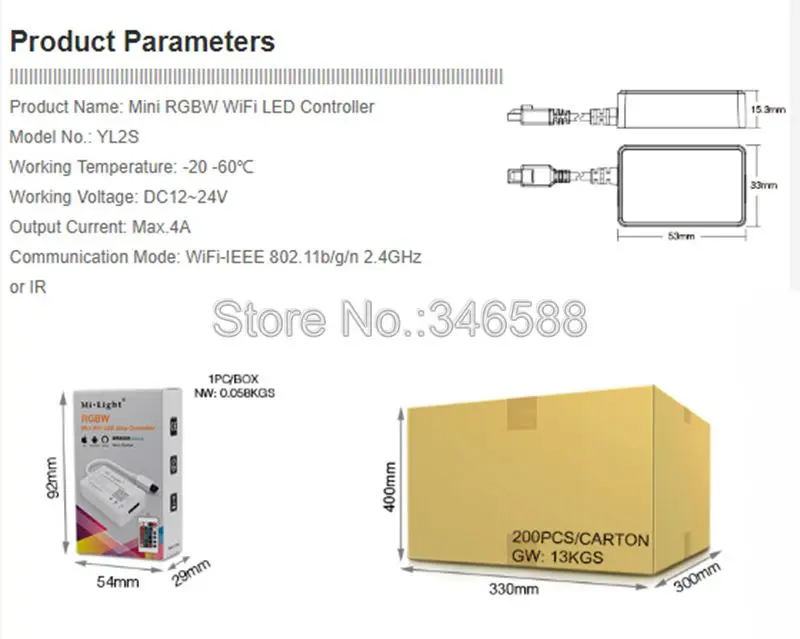 YL2S Specs.