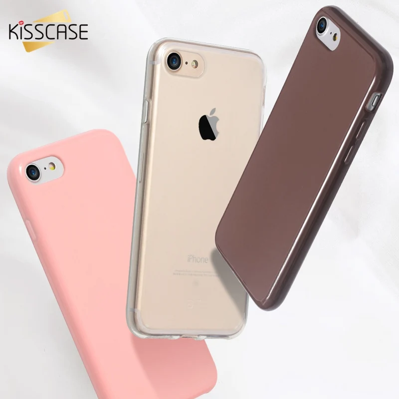 Прозрачный мягкий силиконовый чехол из ТПУ для iPhone 7 X XS MAX XR 6S прозрачный