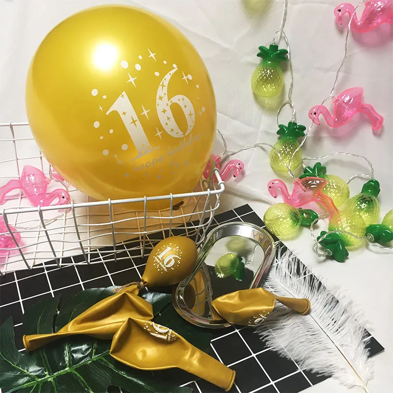 5pcs-Happy-Birthday-Number-Print-Balloons-Gold-Black-Latex-Ballon-Globos-16-18-30-40-50(15)