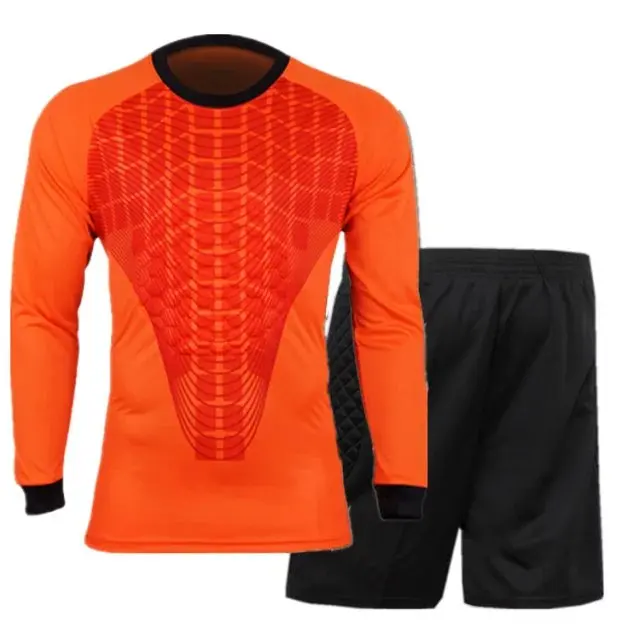 Survetement Football Mens Short Soccer Goalkeeper Jersey Set Quick Dry