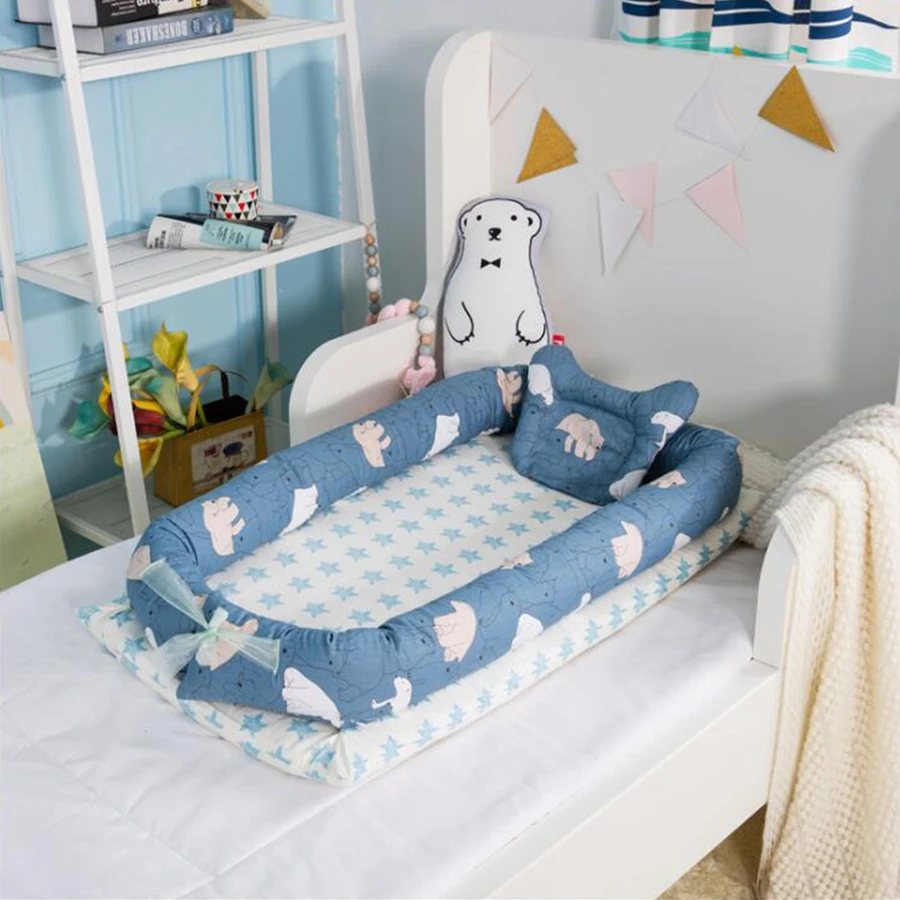 Портативный кроватки кровать новорожденных BB высокого качества для сна артефакт складной Bionic кровать может очистить кроватку для 0-36 м