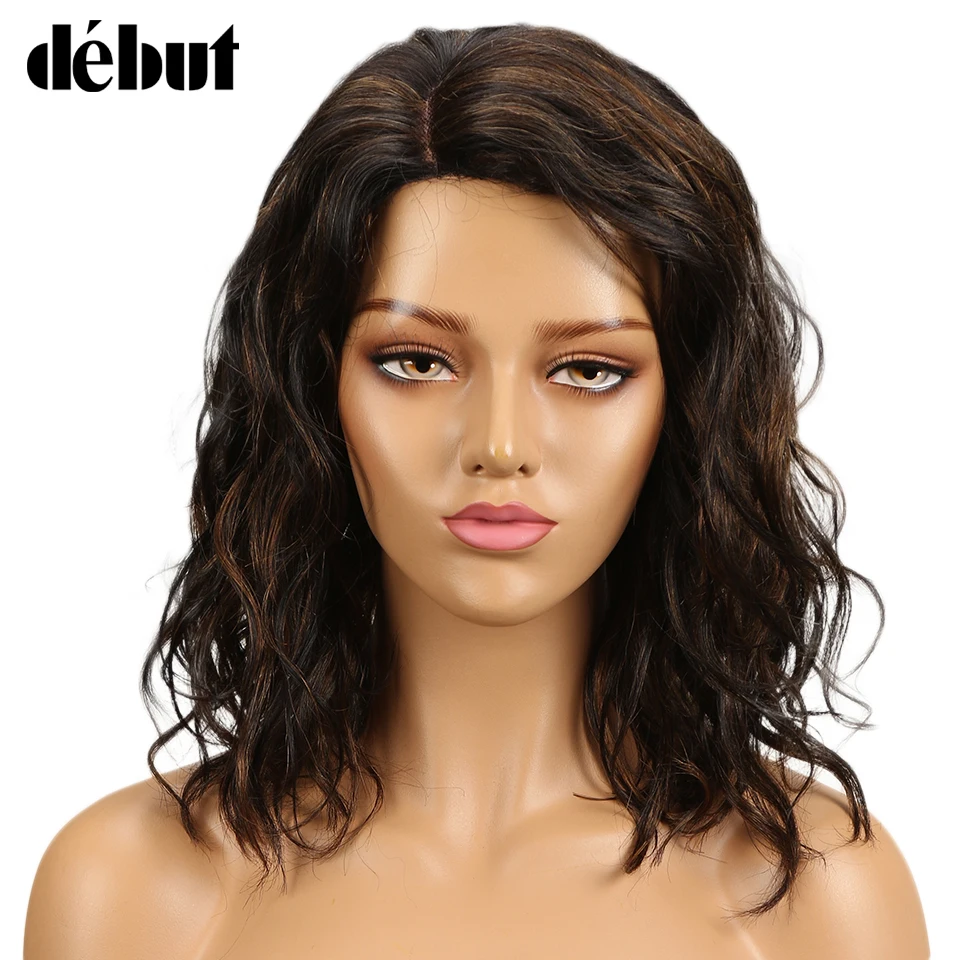 Debut Hair Wigs For Black Women Remy Curly Wavy Human Hair Wigs Brazilian Ombre Hair Part Lace Wig Free Shipping Debut Hair Wigs For Black Women Remy Curly Wavy Human Hair Wigs Brazilian Ombre Hair Part Lace Wig Free Shipping