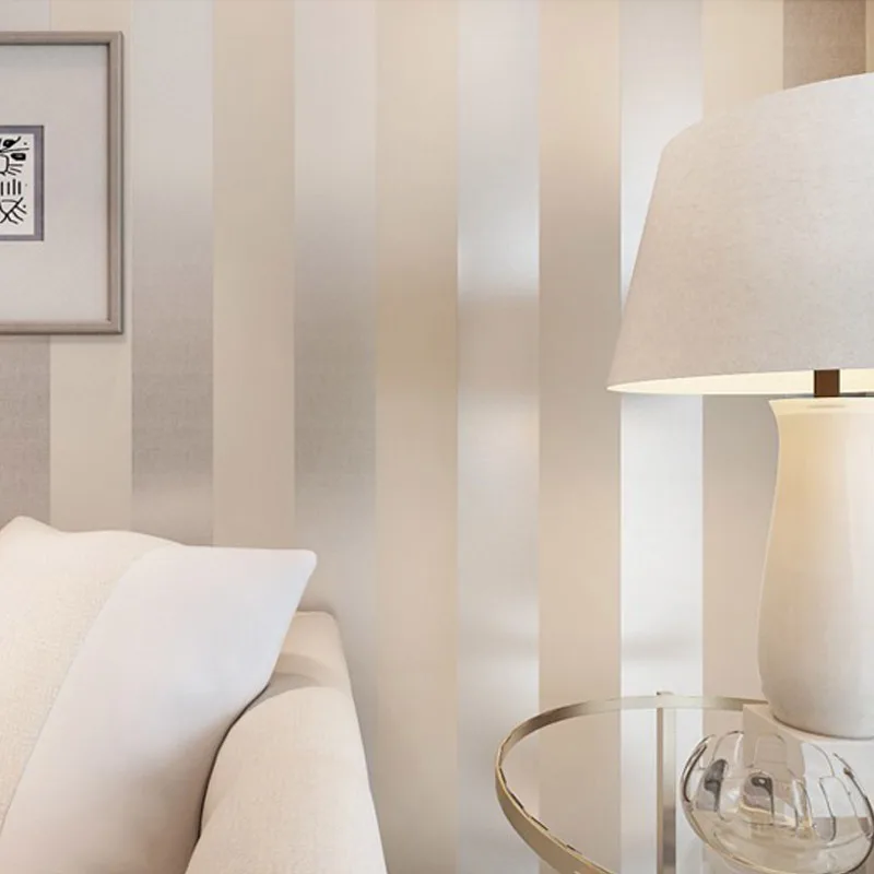 Высококачественная Нетканая стекающаяся полосатая настенная бумага современная простая спальня гостиная диван ТВ фон настенная бумага для стен рулон