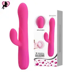 Вибратор секс-игрушки для женщин надувные реалистичные Мягкий фаллоимитатор вибратор G Spot волшебная палочка клитор стимулятор