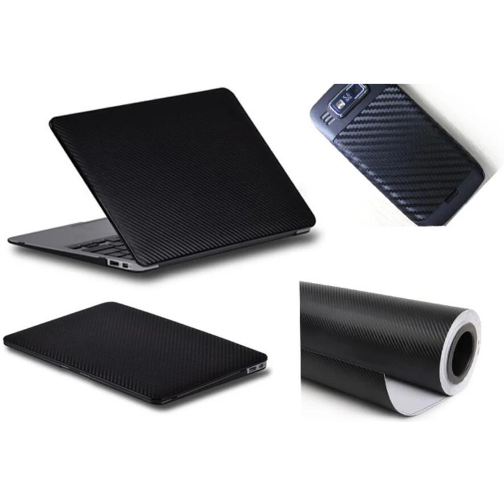 

1.52x2m 3D Black Carbon Fiber Vinyl Car Wrap Sheet Film Car stickers and Decals Motorcycle Car Styling Accessories Automobiles