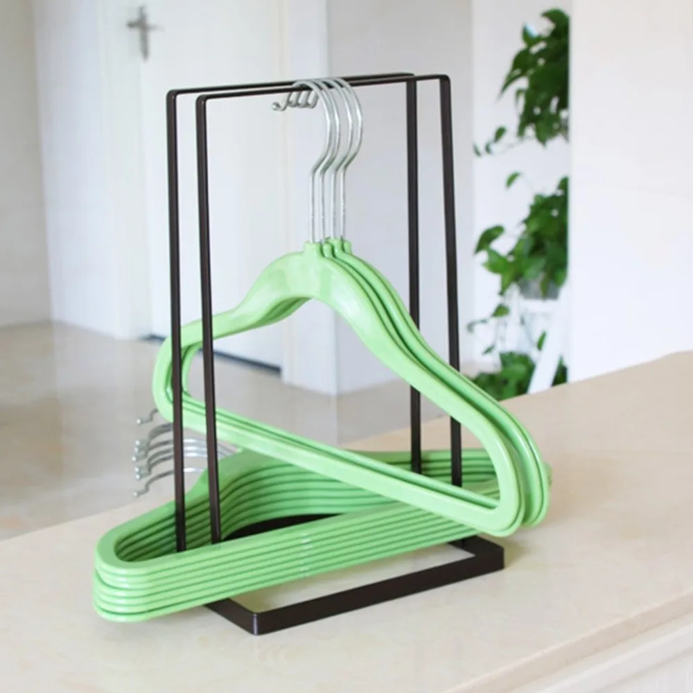 Iron Clothes Hanger Holder Space Saving Hanger Companion Rack Adult Children Hanger Stand Hanger