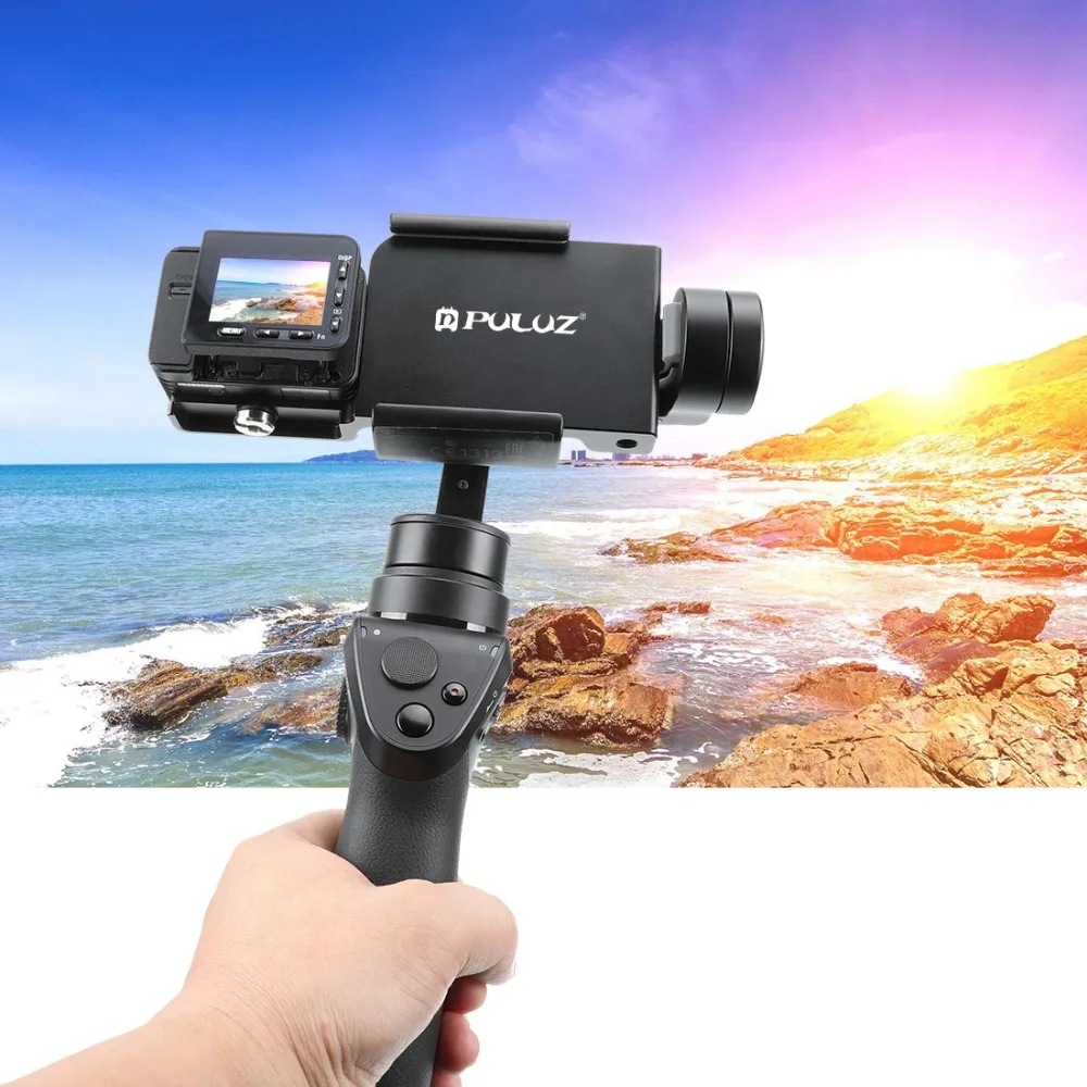 PULUZ мобильный телефон Gimbal переключатель Монтажная пластина адаптер совместимый для sony RX0/RX0 II ручной телефон Gimbal камера аксессуары