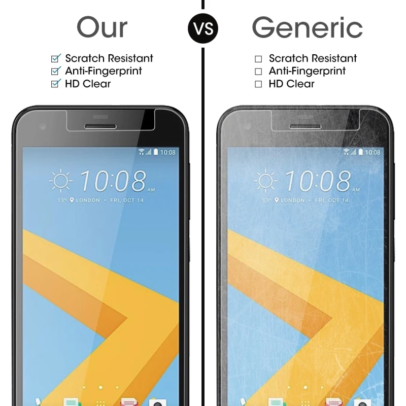 Для HTC One A9s & U11 + 0 26 мм 9H 2.5D пленка из закаленного стекла для Plus|Защитные стёкла и