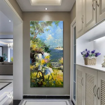 

Venice Painting Canvas oil Painting Mediterranean landscape painting Venice italy art Wall art pictures for living room home 002
