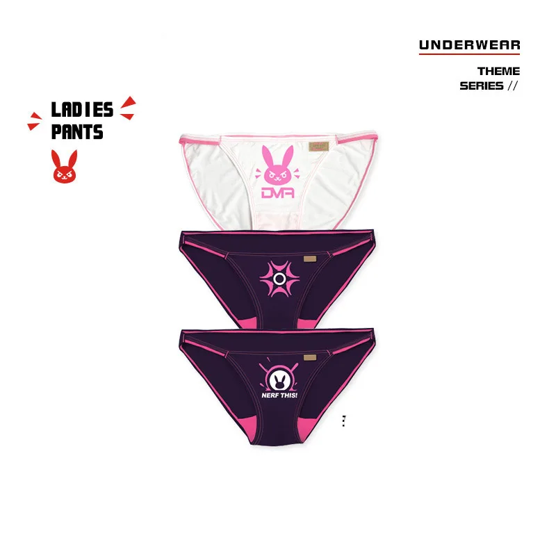 Hot Girl Game OW Underwear Cotton Thong Sexy Lingerie D.VA Widowmaker underwear Briefs Women's Cotton Tracer Genji Panties Hot Girl Game OW Underwear Cotton Thong Sexy Lingerie D.VA Widowmaker underwear Briefs Women's Cotton Tracer Genji Panties