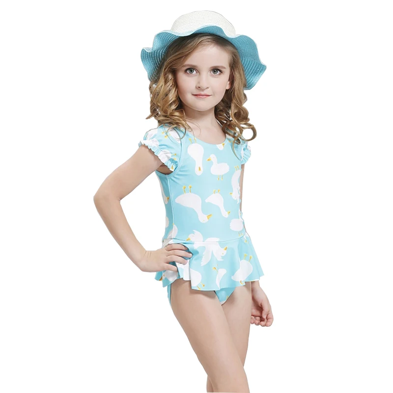 Aliexpress.com : Buy Children Swimming Clothes 2017 Girls Swimsuit One ...