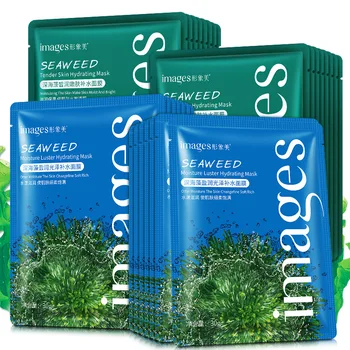 

Images Seaweed Face Mask Algae Alginate Moisturizing Whiten Korean Facial Skin Care Shrinkage Pores Oil-control Beauty Masks