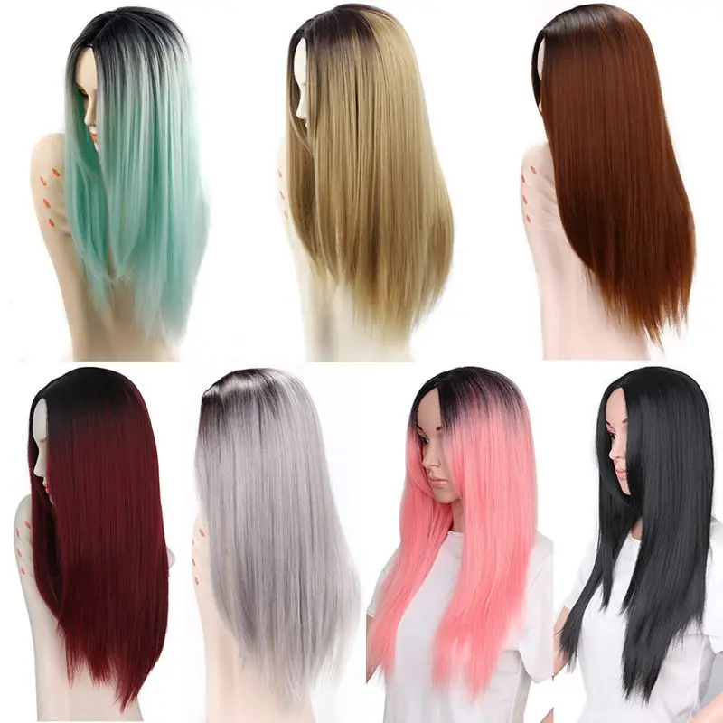 Luxury For Braiding 26 Ombre Grey Blonde Brown Straight