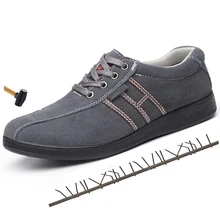 Мужская защитная обувь; Строительная защитная обувь; Легкие противоударные Нескользящие рабочие кроссовки; электрика; Утепленная обувь