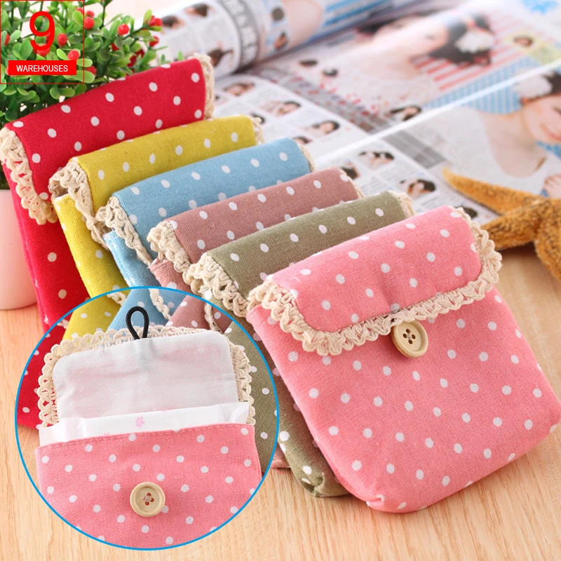 New women bag Napkins sanitary napkin bag Carrying Easy Small Articles