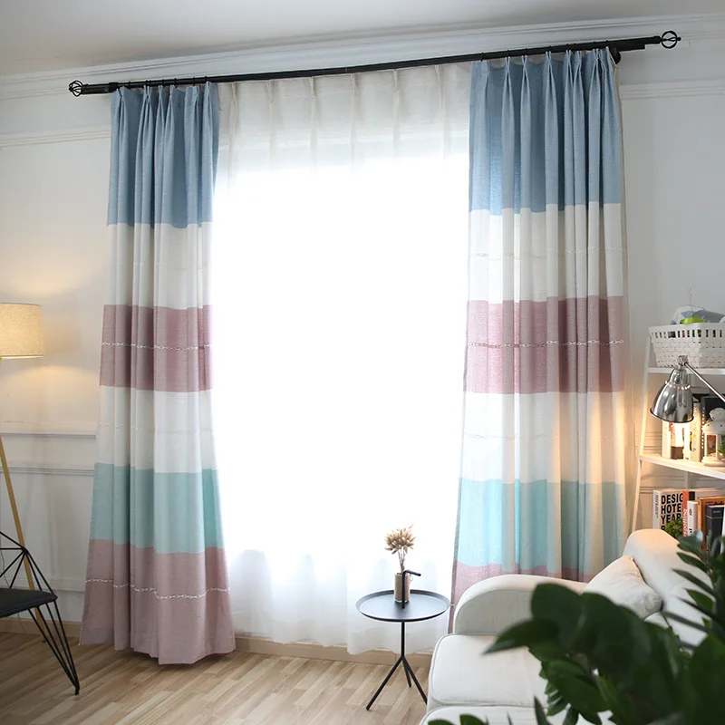 Image Blackout Curtains Jacquard drapes kitchen Grommet curtains Roman shades Rods Darkening Fabric Country Style Roller Su220 *20